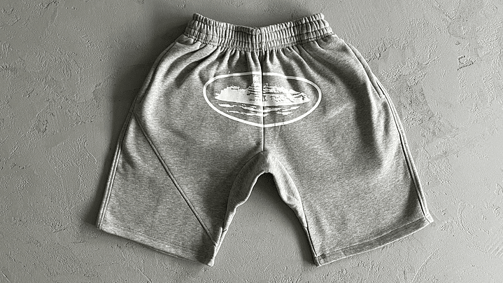 Short Corteiz Alcatraz basic Grey 1