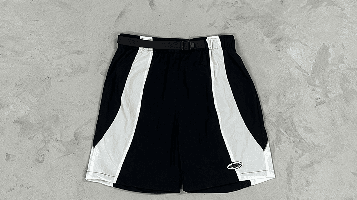 Short Corteiz Slant pocket black 1