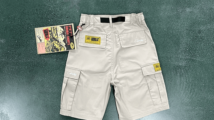 Short Corteiz cargo Khaki 2