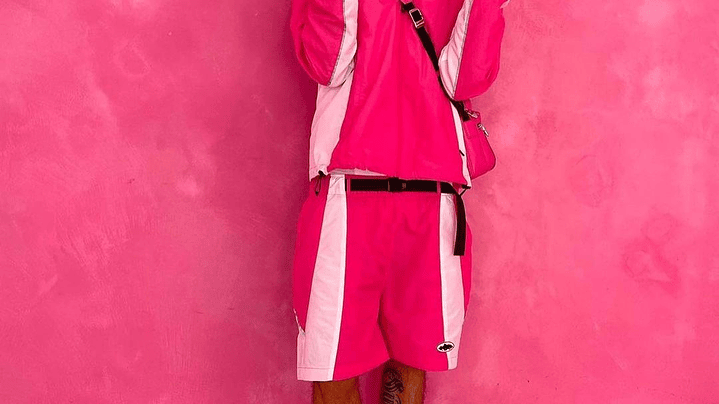 Short Corteiz Slant pocket pink 4