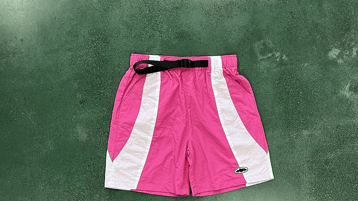 Short Corteiz Slant pocket pink 2