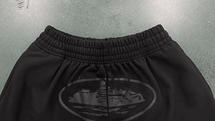 Short Corteiz Alcatraz basic black/black 3