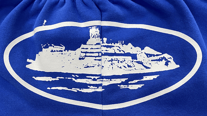 Short Corteiz Alcatraz basic blue 3