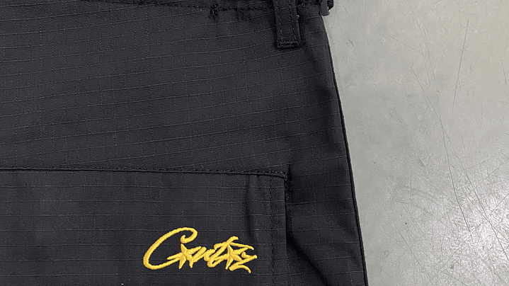Short Corteiz cargo Guerrillaz black thunder 5