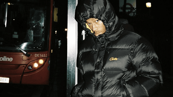 Chaqueta Corteiz bolo v2 down black 5