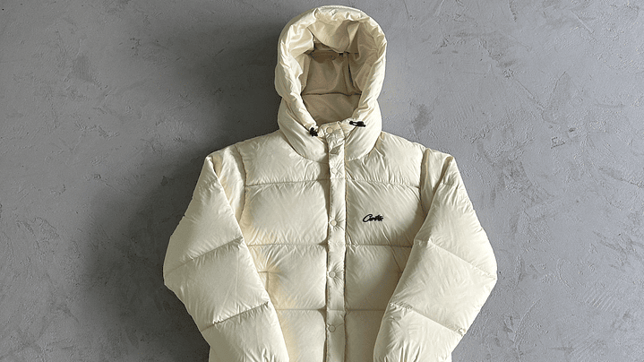 Chaqueta Corteiz bolo v2 down natural 1