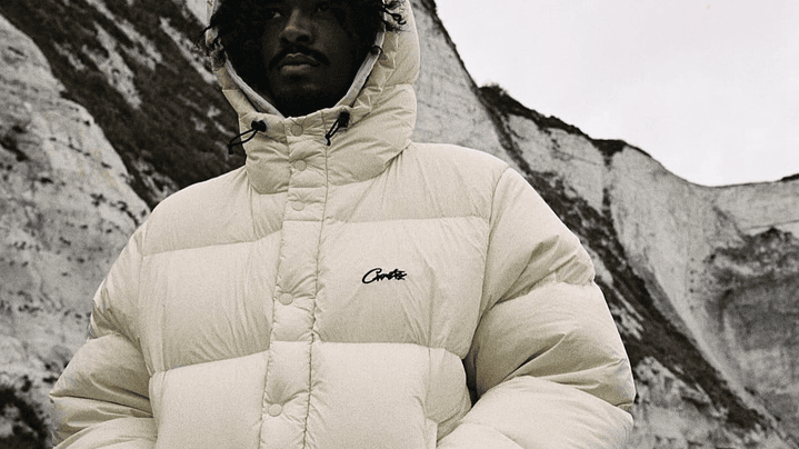 Chaqueta Corteiz bolo v2 down natural 3