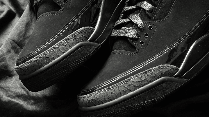 Jordan retro 3 black cat 6