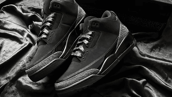 Jordan retro 3 black cat 7