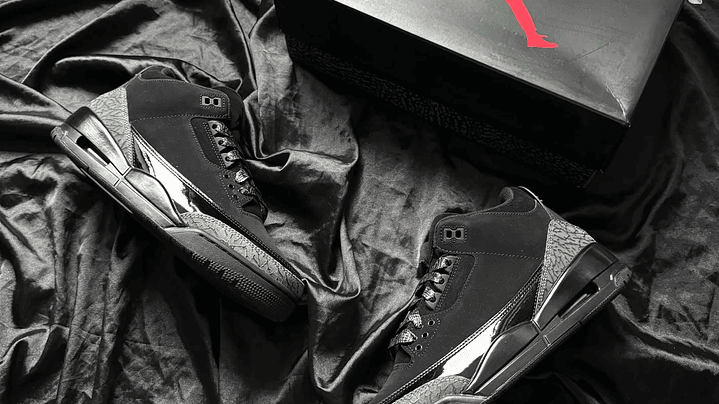 Jordan retro 3 black cat 1