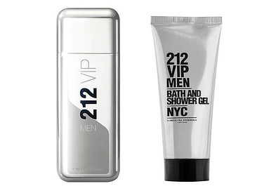 Set Carolina Herrera 212 Vip Men EDT 100 ml + Shower 1