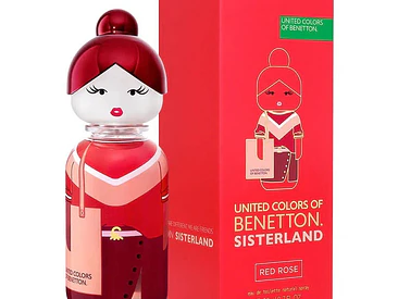 SISTERLAND RED ROSE 80ML MUJER BENETTON AGUA DE TOCADOR 1