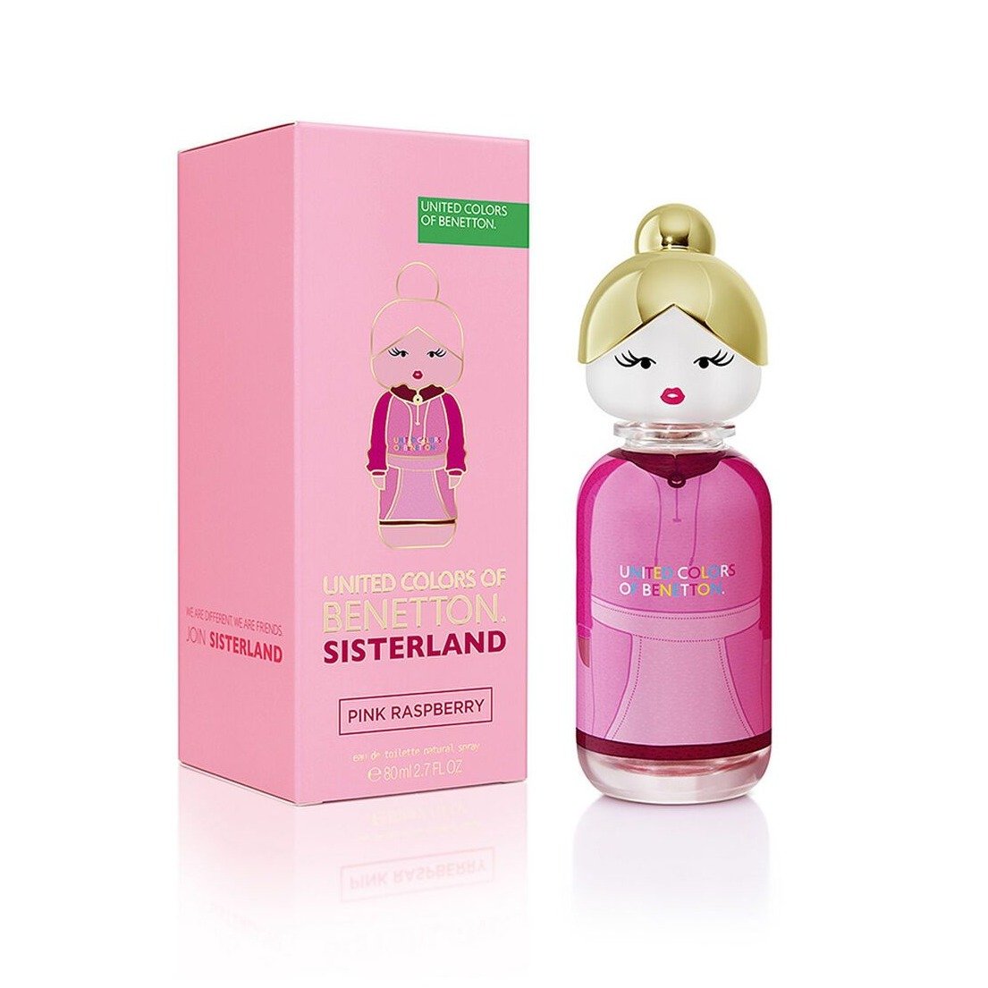 SISTERLAND PINK RASPBERRY 80ML MUJER BENETTON AGUA DE TOCADOR 1