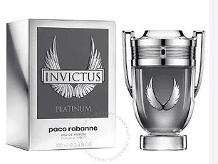Invictus Platinum Paco Rabanne edp 100ML Hombre .
