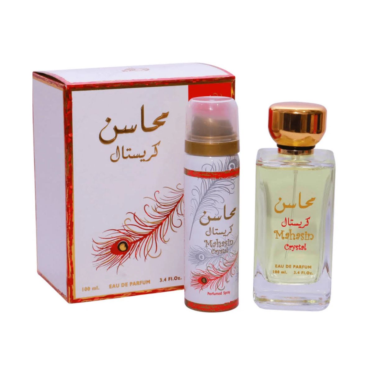 Mahasin Crystal Lattafa Edp 100ML Unisex . 1