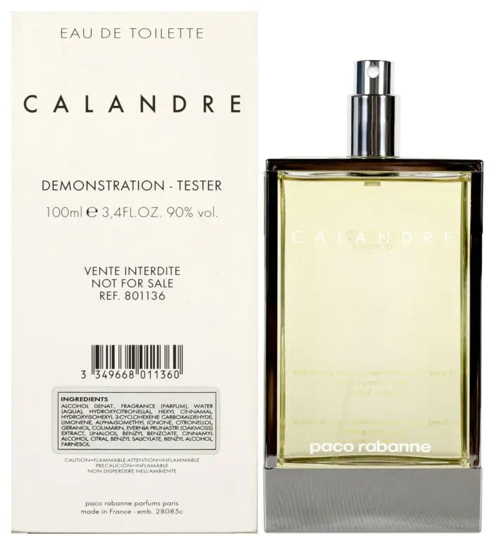 Tester Paco Rabanne Calandre Edt 100ml (M) 1