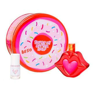 Set Beso EDT 100 ML + Glitter Nail Polish 6 ML 1