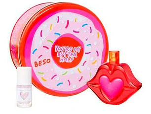 Set Beso EDT 100 ML + Glitter Nail Polish 6 ML Agatha Ruiz de la Prada