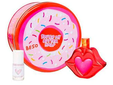 Set Beso EDT 100 ML + Glitter Nail Polish 6 ML Agatha Ruiz de la Prada 1
