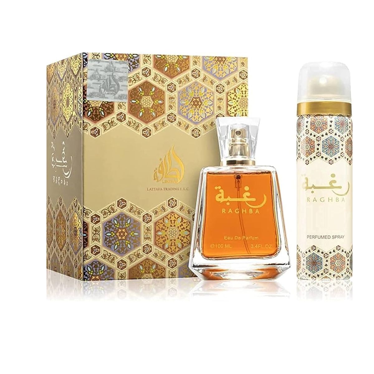Raghba Lattafa Edp 100ML+50ML Deo Unisex 1