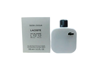 Lacoste L.12.12 Blanc  Pure Edt 100 Ml Hombre Tester 1