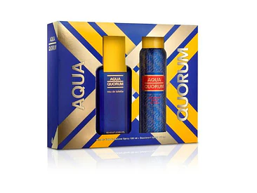Estuche Aqua Quorum Edt 100 + 150ml Deodorant Hombre Puig Hombre 1