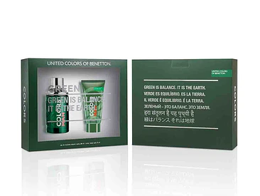 Estuche Colors Green Man Edt 100Ml+75Ml A/S Hombre 1