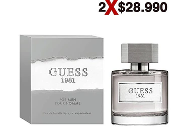 Guess 1981 Men Edt 100Ml Hombre 1