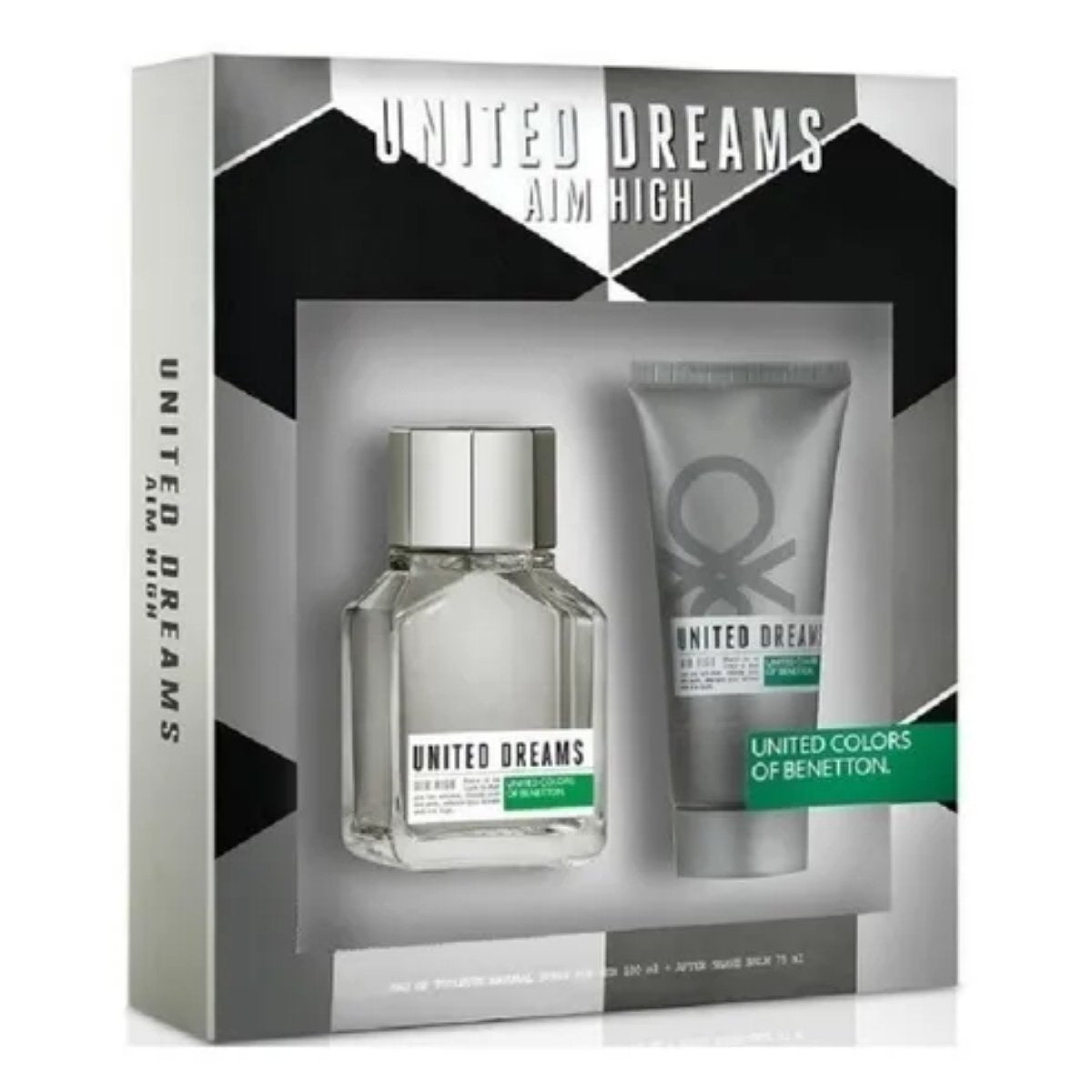 Estuche Aim High Benetton Edt 100Ml+75Ml A/S Balm Hombre 1