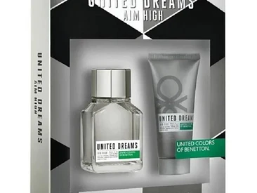 Estuche Aim High Benetton Edt 100Ml+75Ml A/S Balm Hombre 1