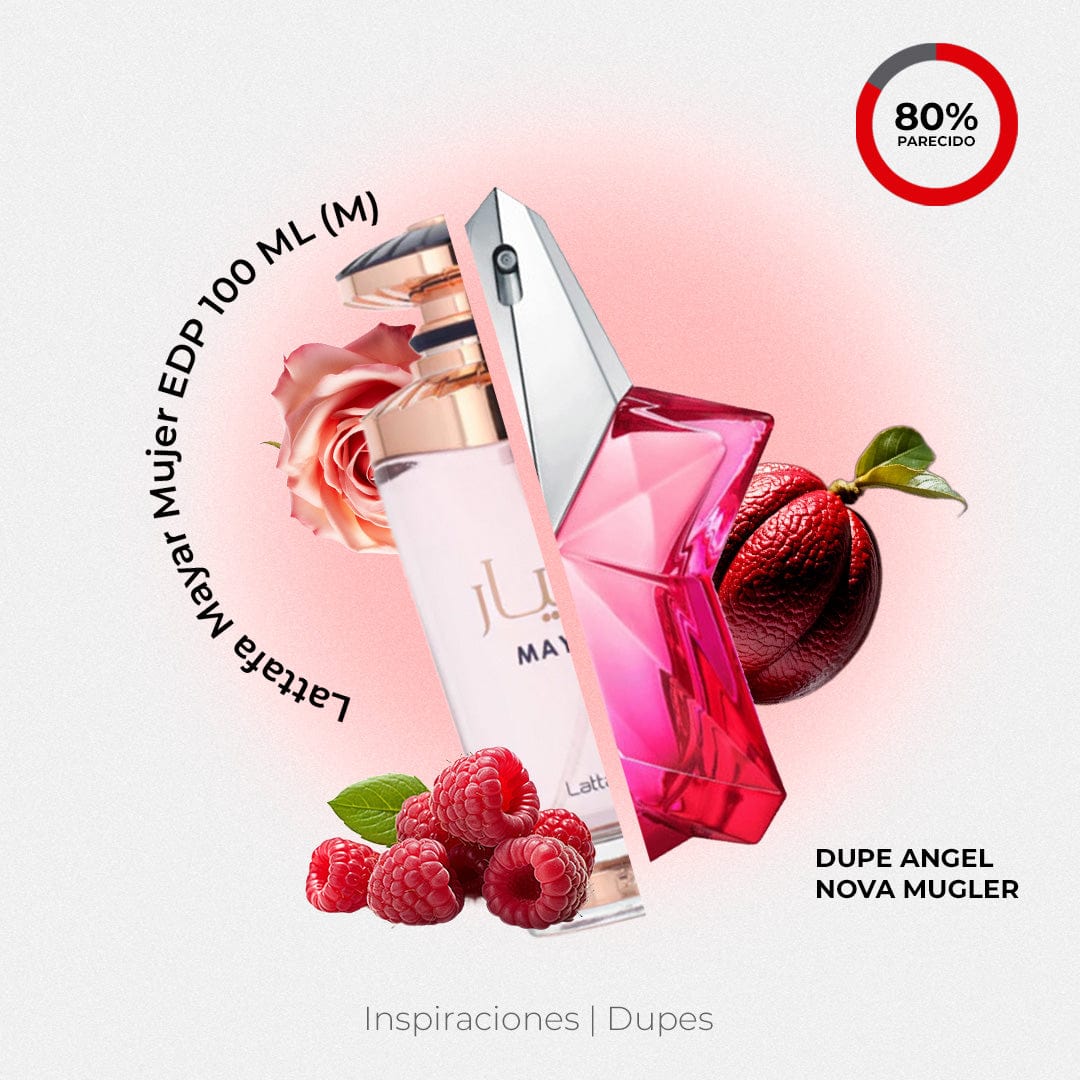 Mayar Lattafa Edp 100ML Unisex INSPIRADO EN ANGEL NOVA 1