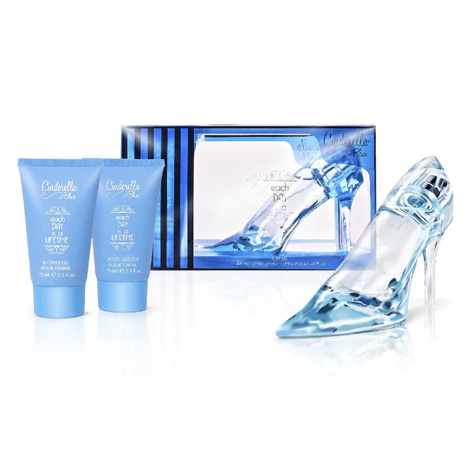 Cinderella Blue Gift Set EDP 60ml + Body Lotion 75ml + Shower Gel 75ml 1
