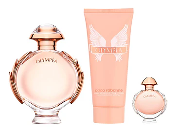 ESTUCHE  PACO RABANNE OLYMPEA EDP 50 ML + BODY LOTION 75 ML + MINIATURA 6 ML Mujer 1