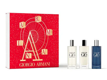 Set Perfume Acqua Di Gio EDP Hombre 15ml + EDP 15ml + Profondo 15ml 1