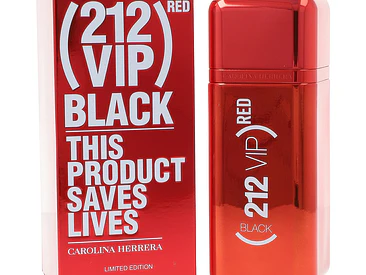 212 Vip Black Red 100ml EDP Hombre Carolina Herrera 1