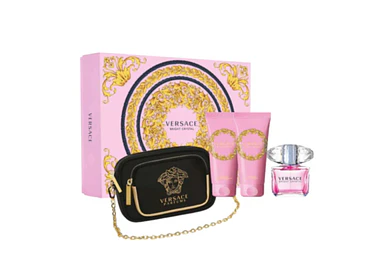 ESTUCHE BRIGHT CRYSTAL VERSACE EAU DE TOILETTE 90 ML + GEL DE DUCHA 100 ML + BODY LOTION 100 ML + ESTUCHE 1