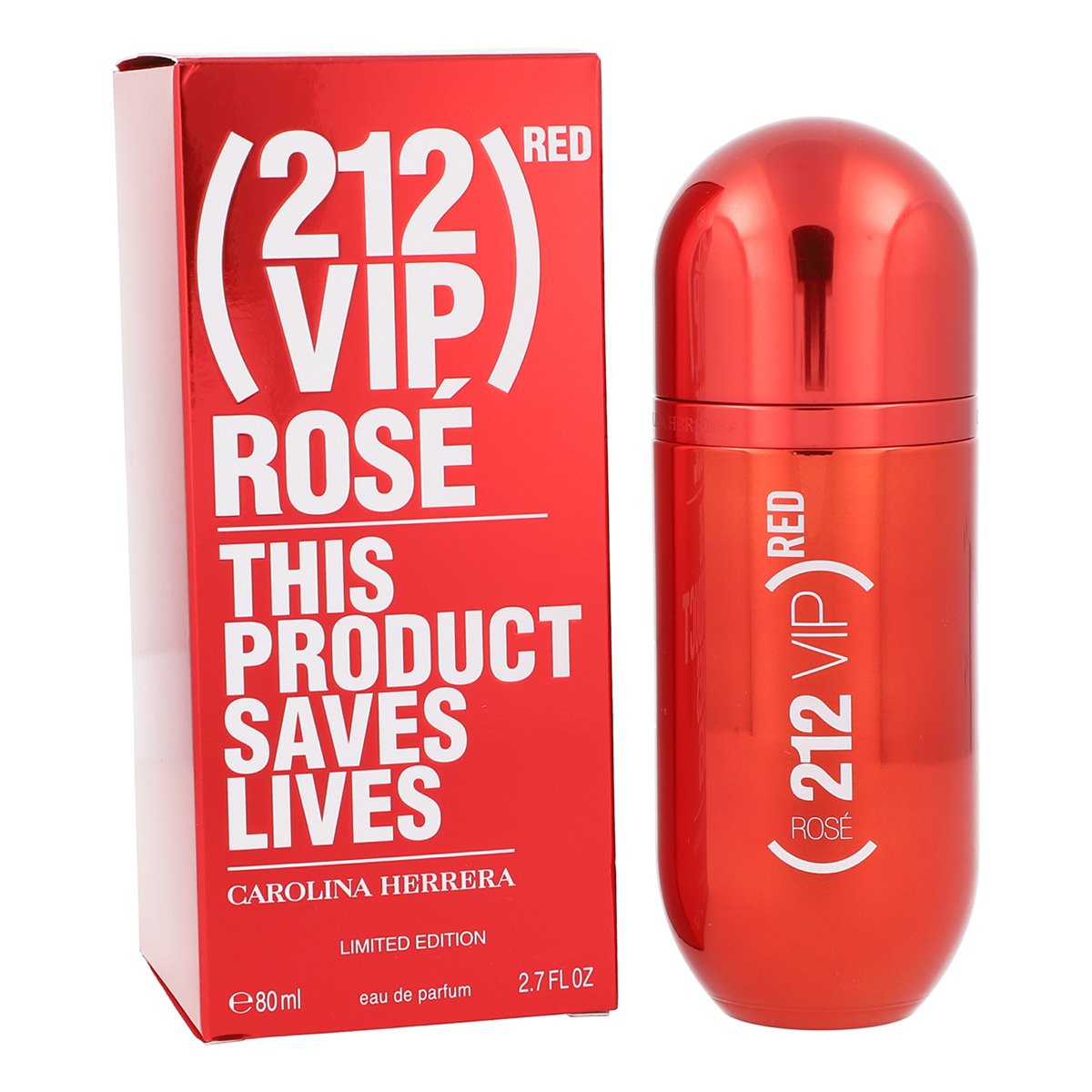 212 Vip Rose Red Limited Edition Edp 80ml Mujer Carolina Herrera 1