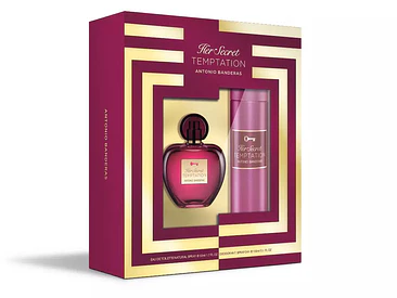 Estuche Her Secret Temptation 50ml + Deo 150ml Mujer Antonio Banderas 1