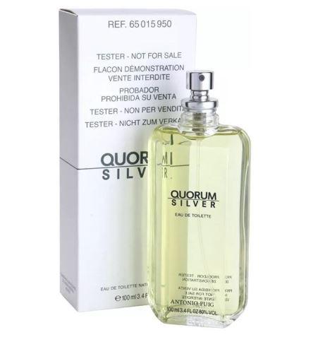 Tester Puig Quorum Silver Edt 100ml Hombre 1