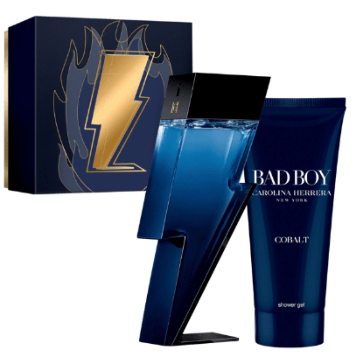 Estuche Bad Boy Cobalt de Carolina Herrera Edp 100 ml + gel de ducha 1