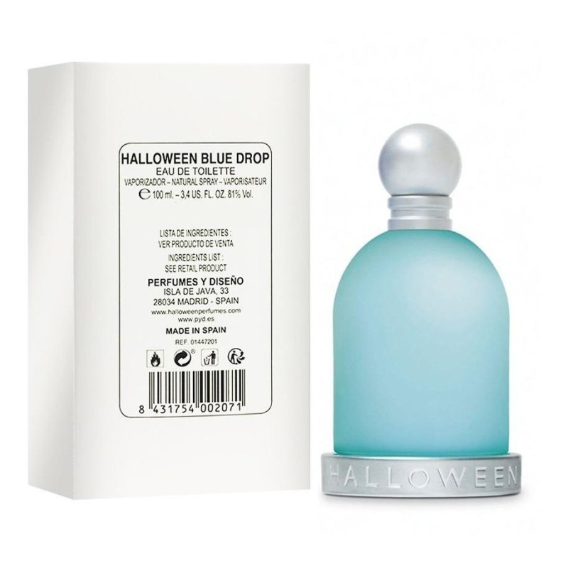 Halloween Blue Drop Edt 100ml (M) Tester 1