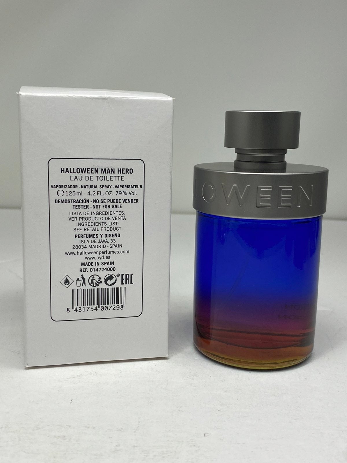 Halloween Man Hero Edt 125Ml Hombre Tester 1