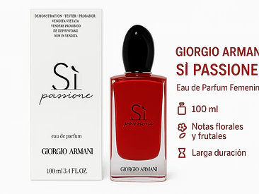 Sí Passione Tester 100 ml EDP Mujer Armani 1