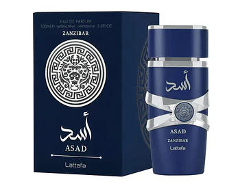 1 Asad Zanzibar Lattafa Edp 100ML Unisex . 2