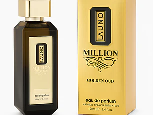 Perfume Fragrance World La Uno Million Golden Oud EDP 100 ml Hombre – Inspirado En 1 Million Golden Oud