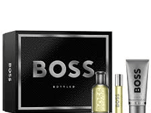 Hugo Boss Bottled Set EDT 100 ML + 10 ML + Gel de ducha 100 ML (H) .