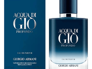 Perfume Acqua Di Gio Profondo Recargable Varon Edp 50 ml