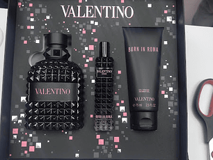 Set Perfume Born in Roma  Intense EDP100+15+ GEL 