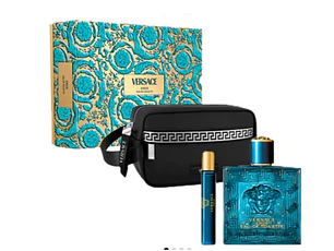 Versace Eros Hombre Estuche EDT 100 ml +10ML +ESTUCHE DE MANO