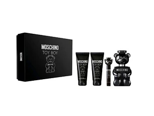 Moschino Toy Boy hombre  EDP 100ML + shawer gel 100ml +afther shave balm 100ml+ 10ml Hombre